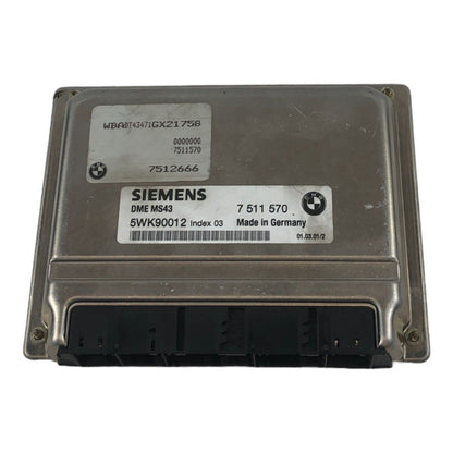 ✅ 01 BMW 330i Engine Control Module ECM Computer 7 511 570