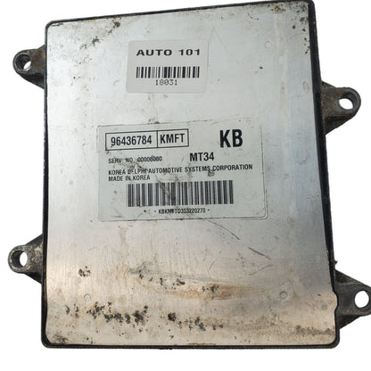 Engine ECM Electronic Control Module Automatic ID 96436784 Fits 06 AVEO