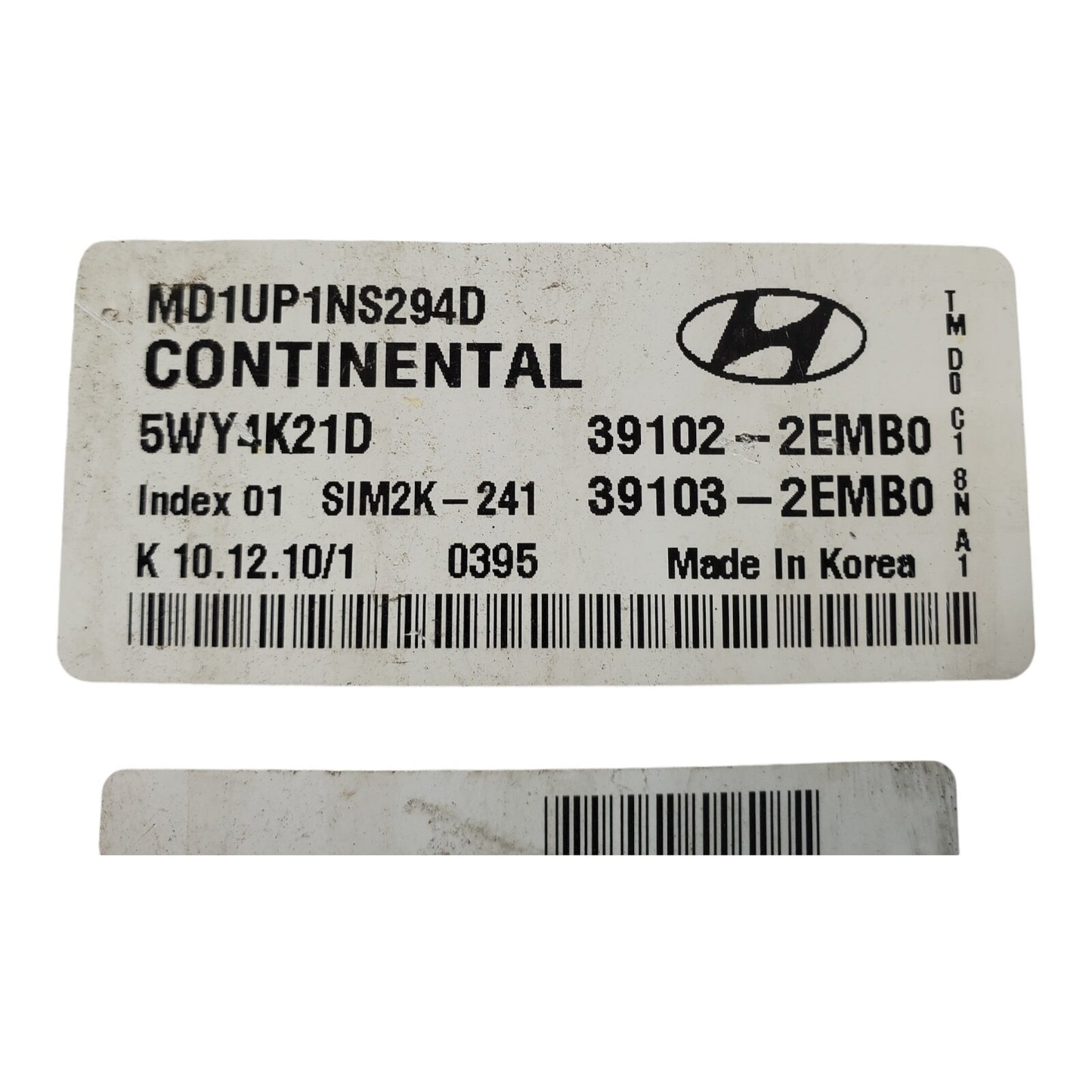 11-13 Mazda 3 2.0 Engine Computer Control Module ECM ECU 391022EMB0 OEM