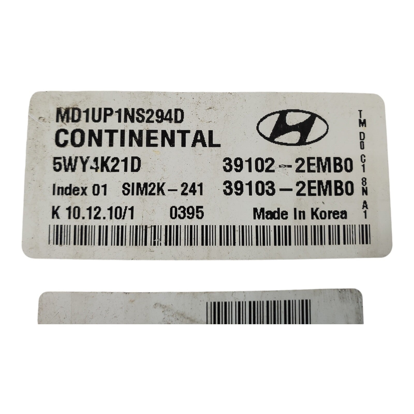11-13 Mazda 3 2.0 Engine Computer Control Module ECM ECU 391022EMB0 OEM