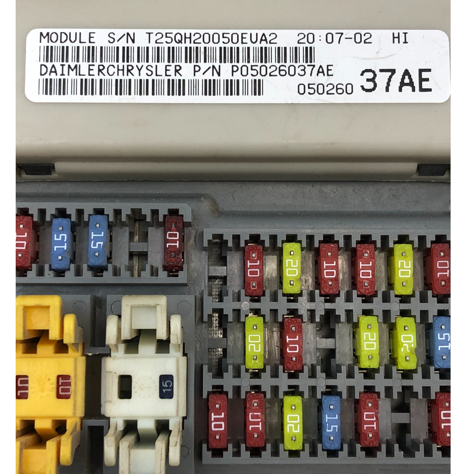 ✅ 07 Jeep Liberty 3.7L  Body Control Module BCM 05026037AE