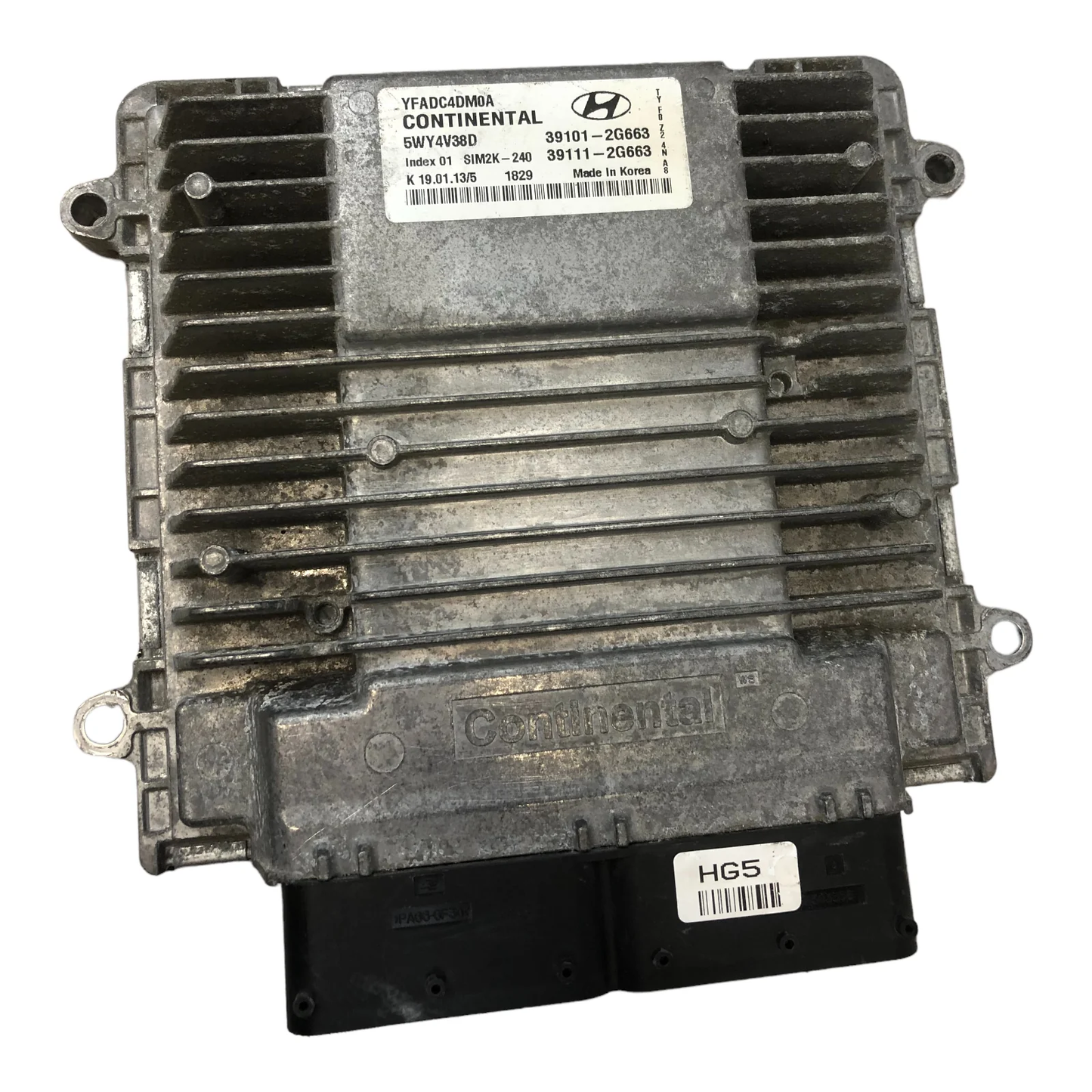 2013 HYUNDAI SONATA Engine Computer ECM ECU P/N: 39101-2G663 OEM 