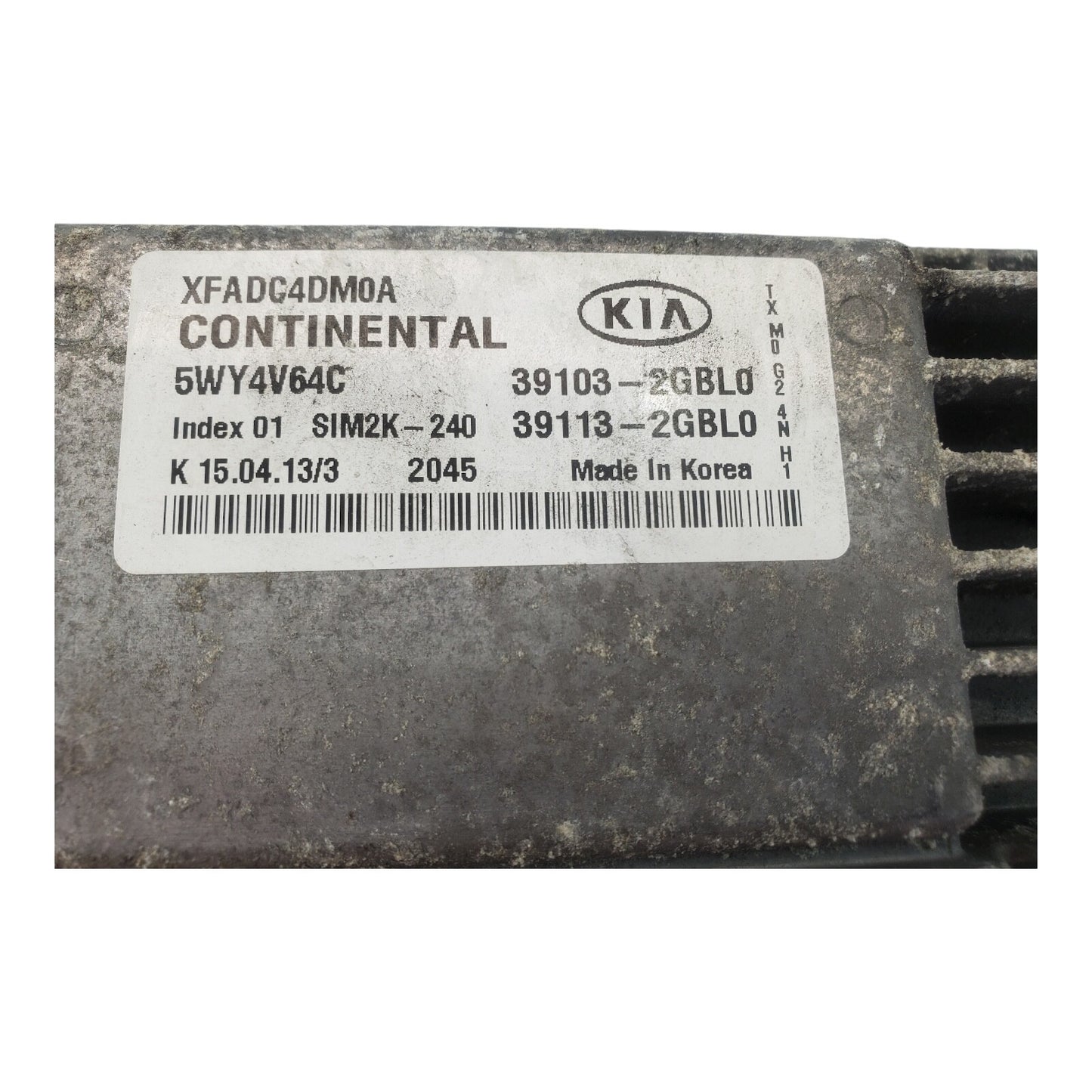 14-15 Kia Sorento Engine Control Module 39103 - 2GBLO
