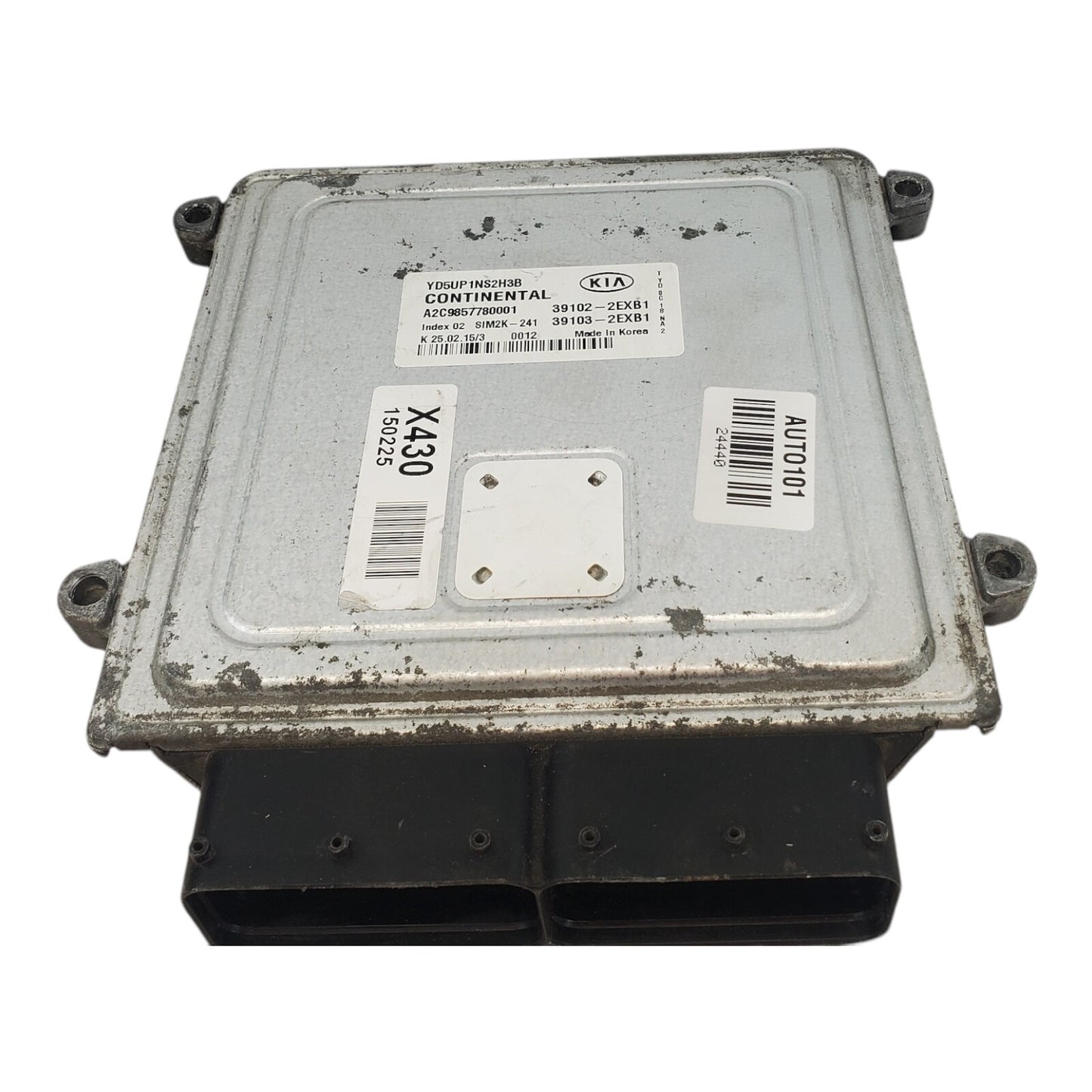 15 Kia Forte 39103-2EXB5 Computer Brain Engine Control ECU ECM EBX Module