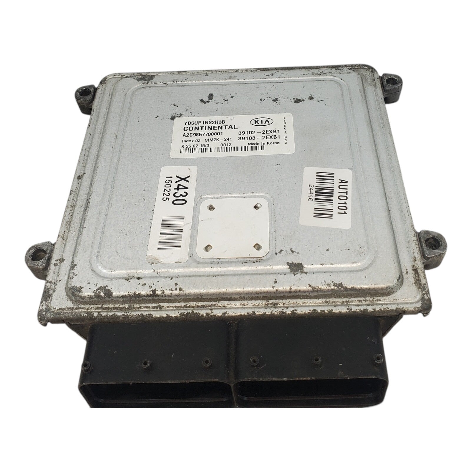 15 Kia Forte 39103-2EXB5 Computer Brain Engine Control ECU ECM EBX Module