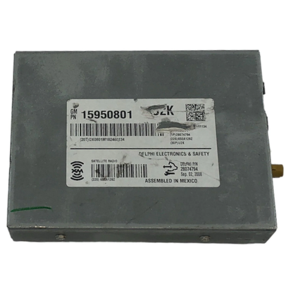 06-16 Cadillac DTS S-Band XM Satellite Digital Receiver Module 15950801