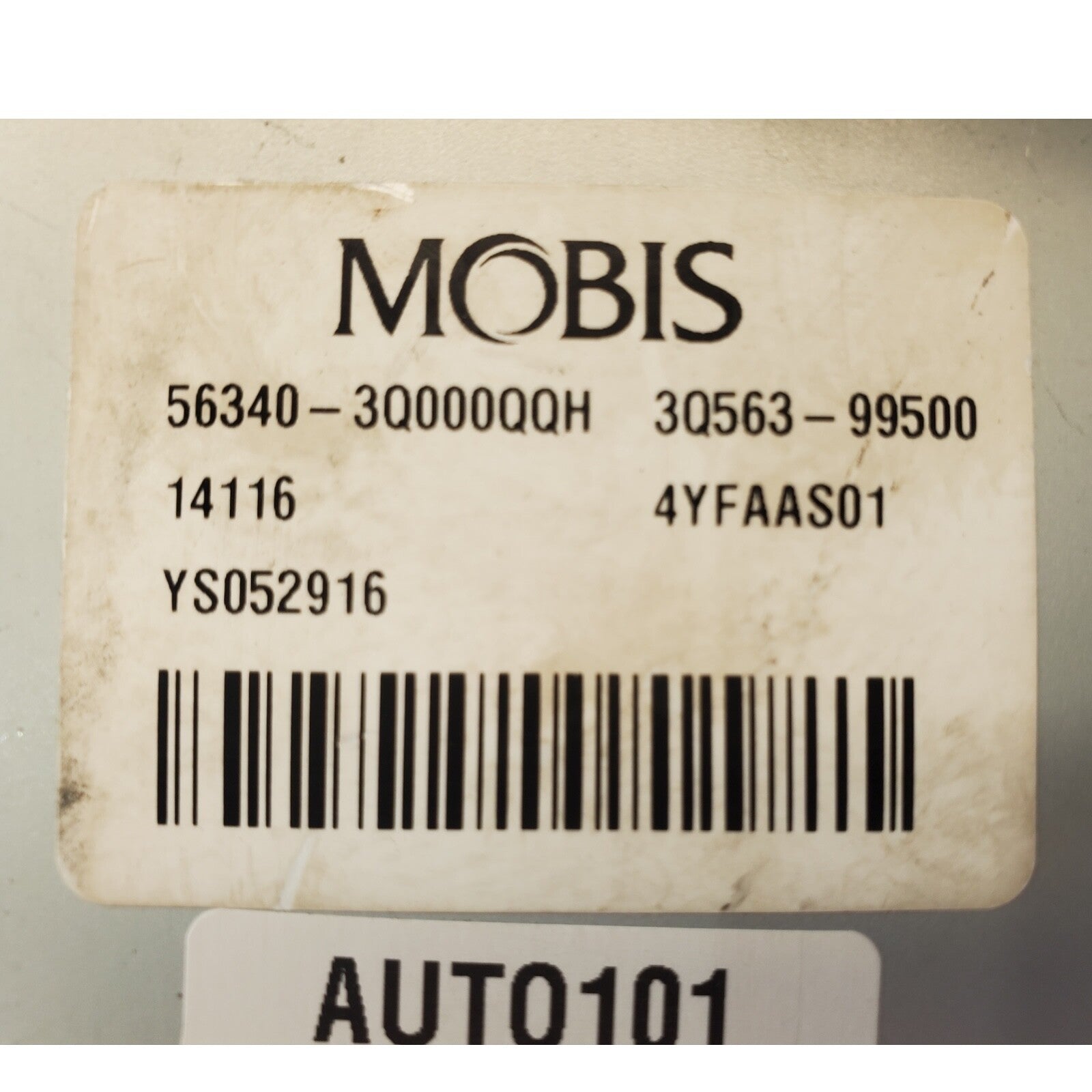 2011-2014 HYUNDAI SONATA POWER STEERING CONTROL MODULE OEM, 3Q563-99500