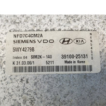 06-08 HYUNDAI SONATA COMPUTER BRAIN ENGINE CONTROL ECU ECM MODULE 39100-25131