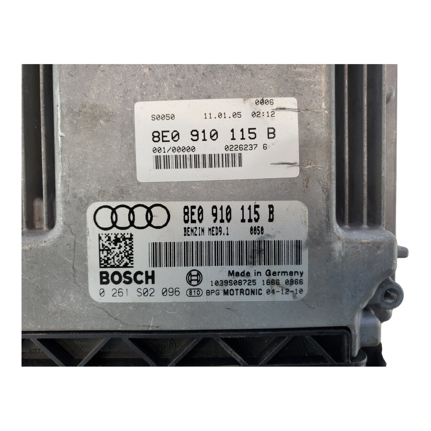 05-08 AUDI A4 2.0 ECM ECU ENGINE COMPUTER MODULE PCM 8E0910115B