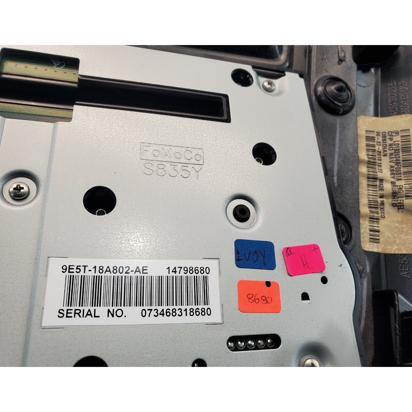 10-12 Ford Fusion CD Player AM FM Radio Receiver OEM 9E5T18A802AE