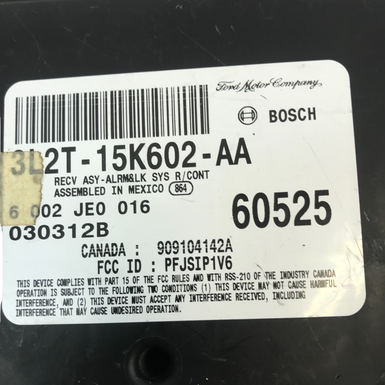 ✅ 03-04 AVIATOR EXPLORER MOUNTAINEER Anti Theft Locking Module 3L2T-15K602-AA