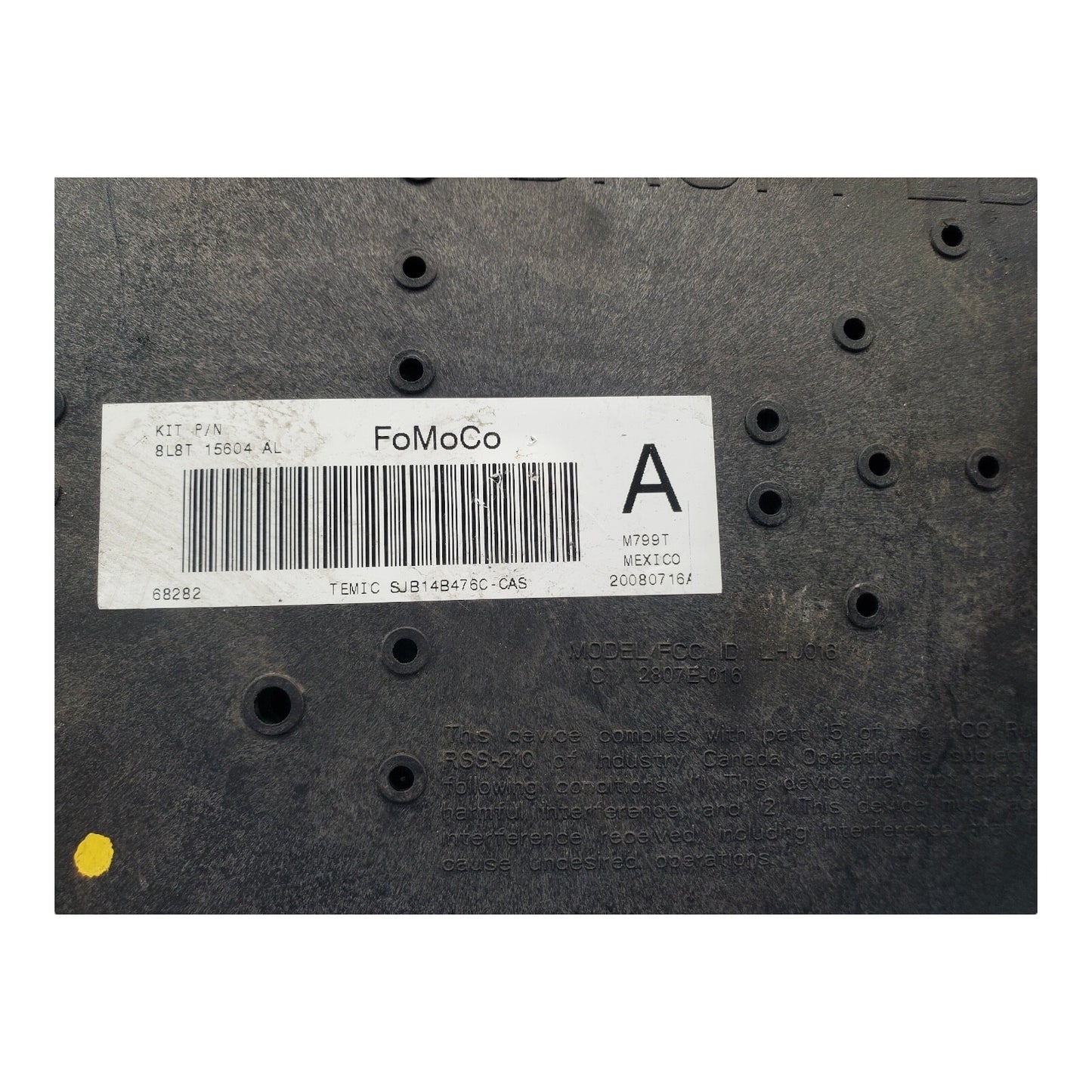08-09 Ford Escape 3.0L AT Interior Dash Fuse Relay Box Fusebox 8L8T-15604-AL
