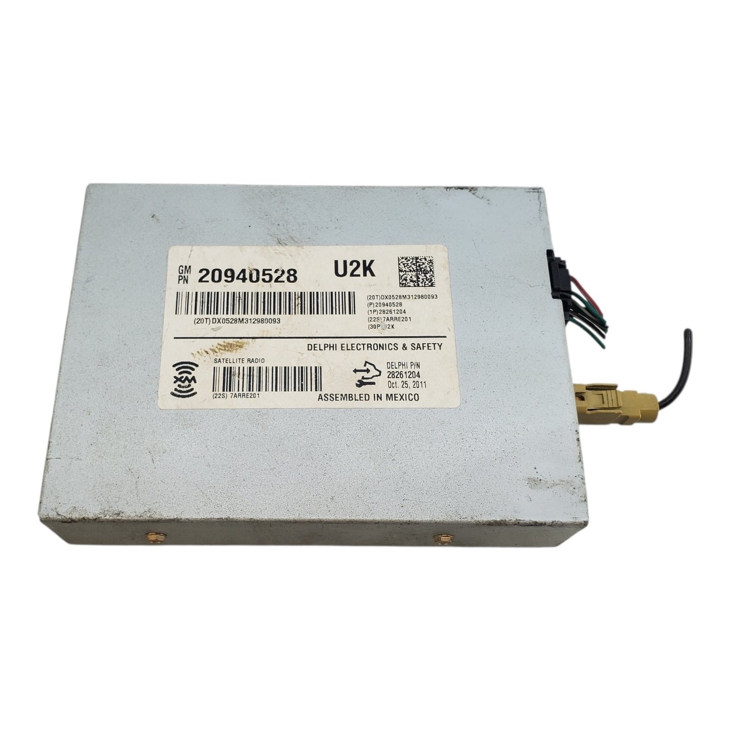 2006-2016 CHEVROLET IMPALA RADIO SATELLITE RECEIVER CONTROL MODULE 20940528 OEM