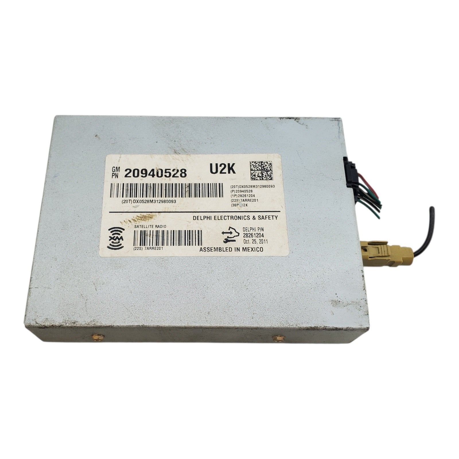 2006-2016 CHEVROLET IMPALA RADIO SATELLITE RECEIVER CONTROL MODULE 20940528 OEM