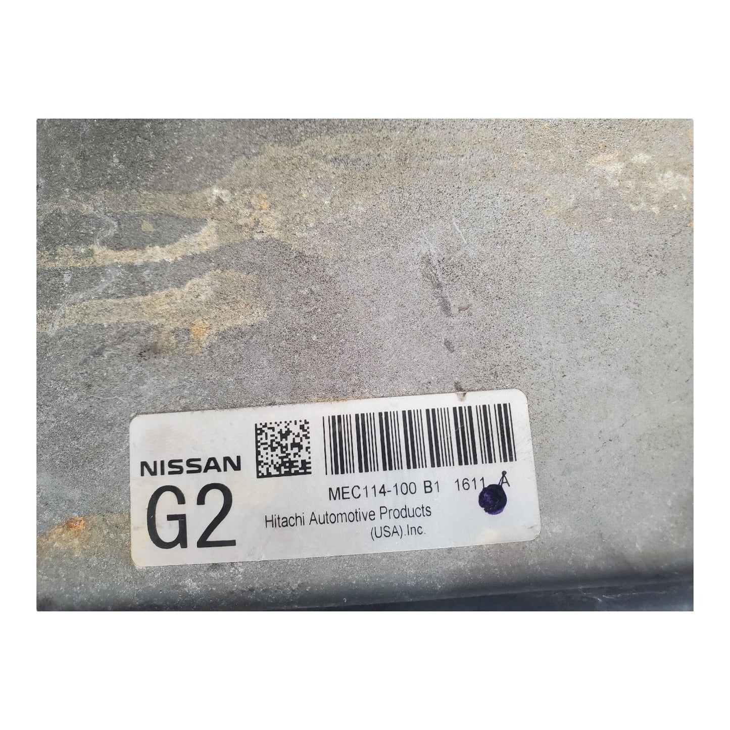 2011-13 Nissan Altima 2.5L ECM Engine Computer Module ECU PCM MEC114-100 B1