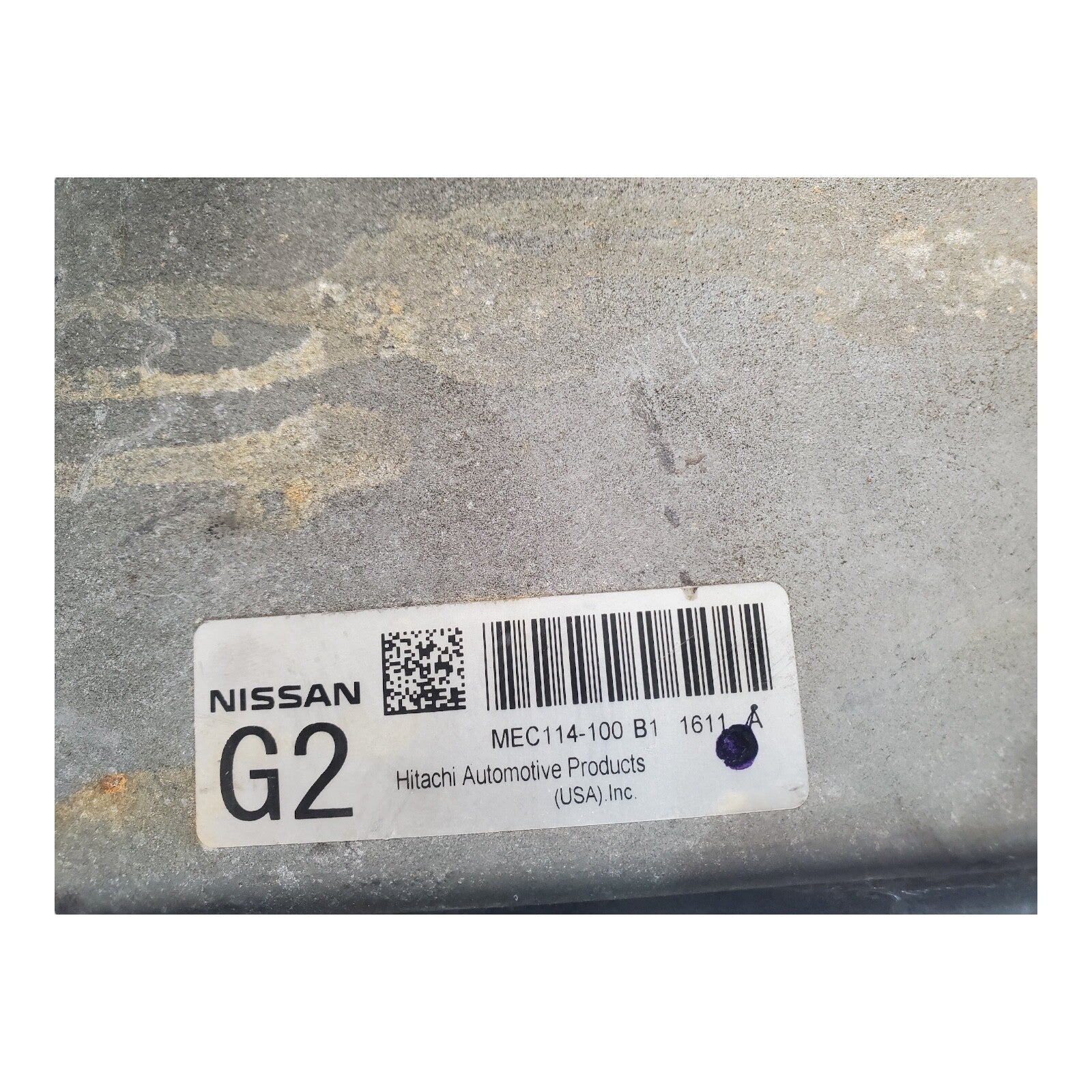 2011-13 Nissan Altima 2.5L ECM Engine Computer Module ECU PCM MEC114-100 B1