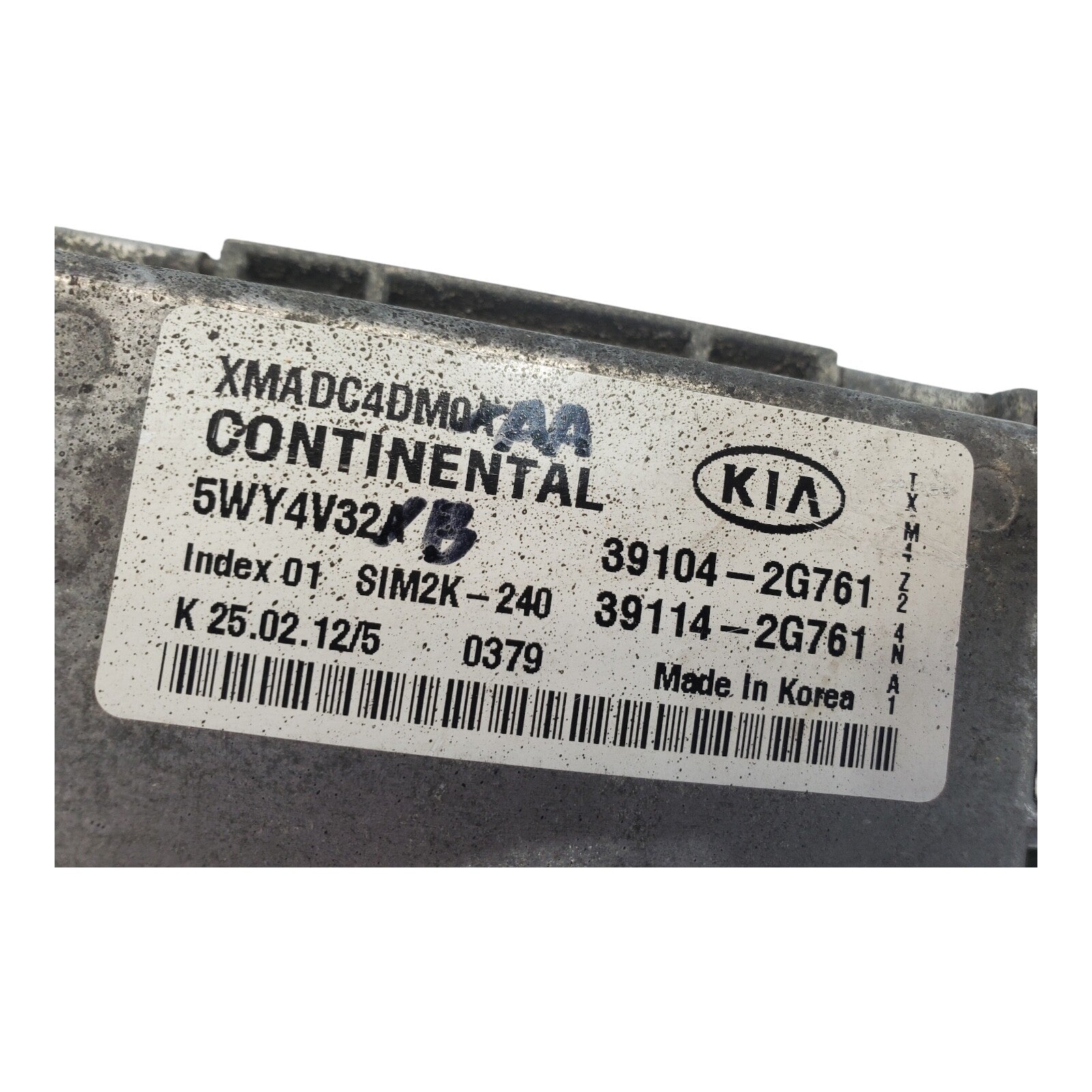 39104-2G761 Engine Computer 2012-2013 Kia Sorento 