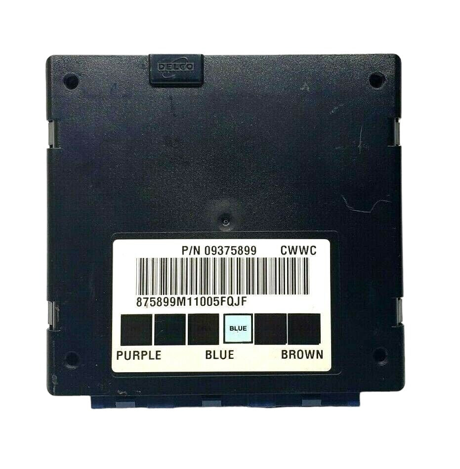 ✅00 02 BCM Programmed to VIN 09375899 Body Control Module Computer BCM GMC GM