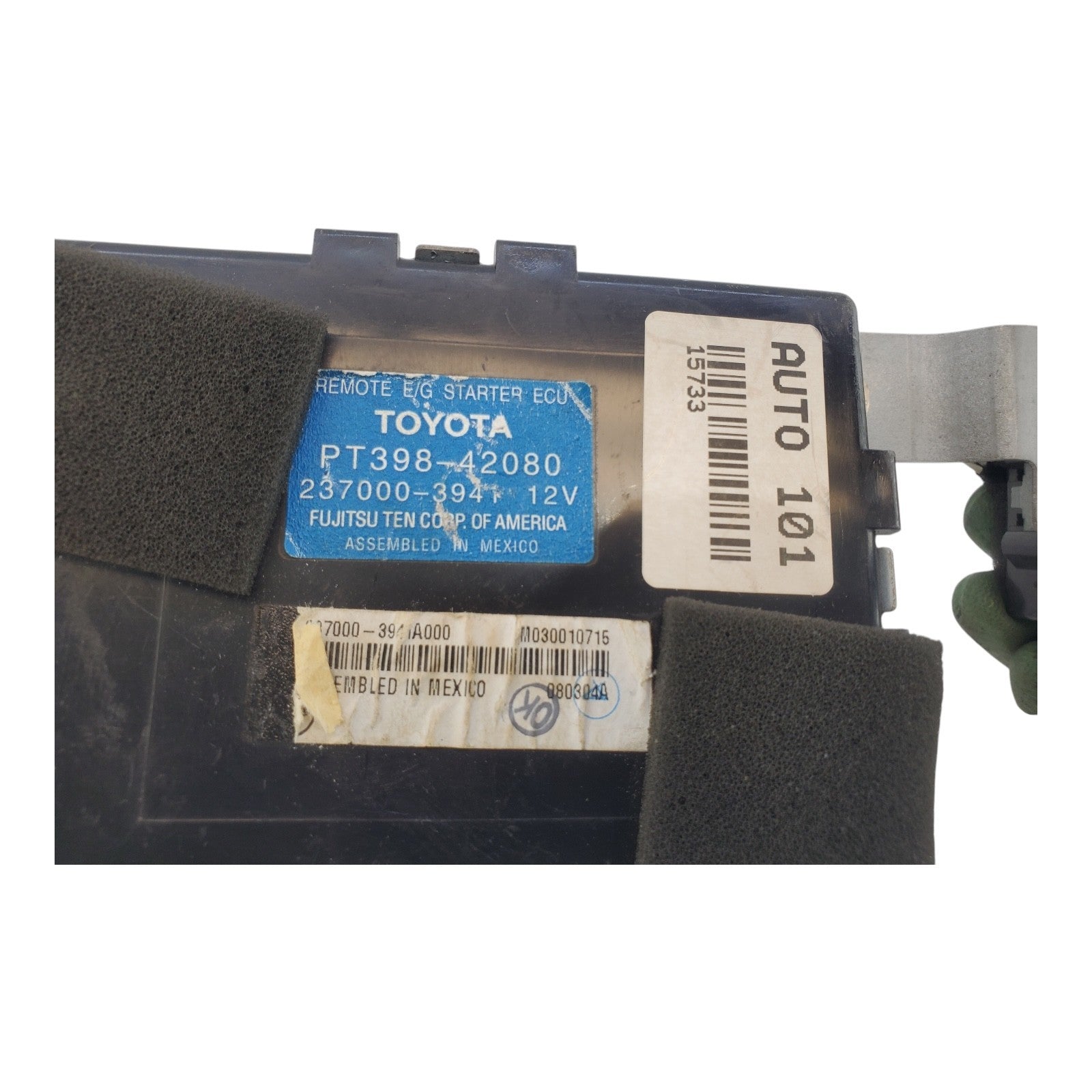 05 Toyota Highlander Remote Starter Module Relay Electrical PT398-42080