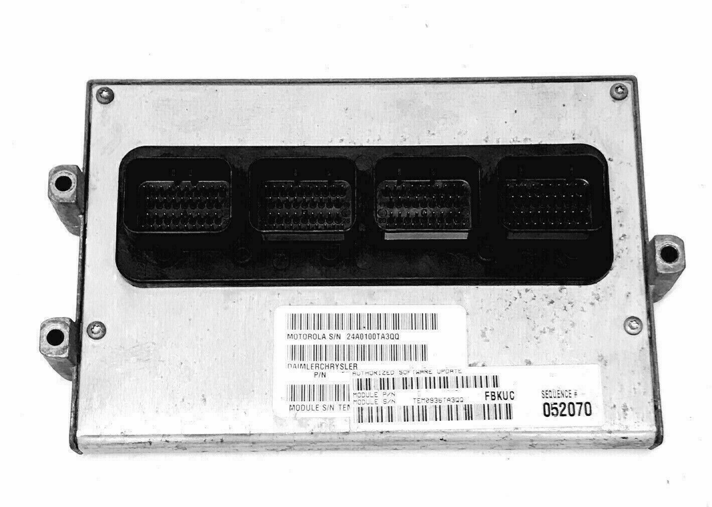 VIN programmed 05 Jeep Wrangler 4.0 AT Engine Computer 56044542 Plug&Play