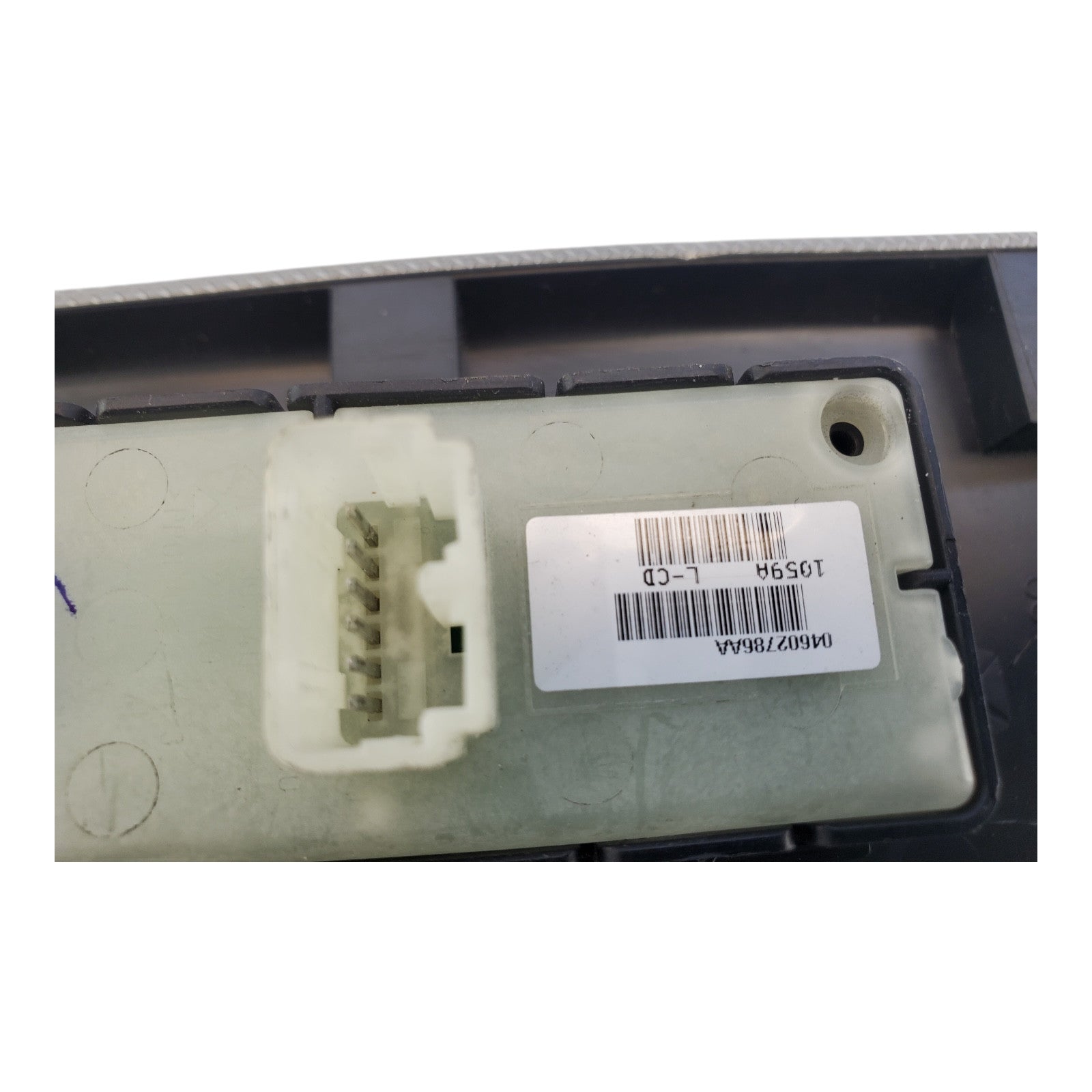 07 - 10 JEEP GRAND CHEROKEE LAREDO PASSENGER SIDE POWER WINDOW SWITCH 04602786AA