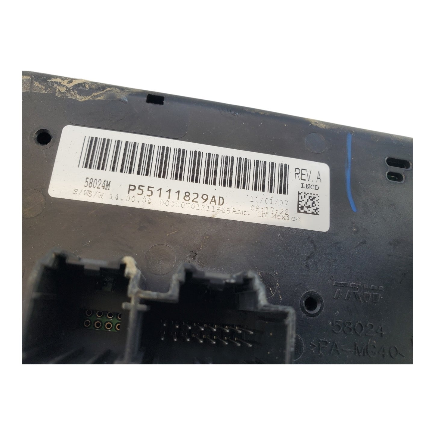 2007-2009 Liberty Nitro AC Climate Heater Temperature Control Dials 55111829AD