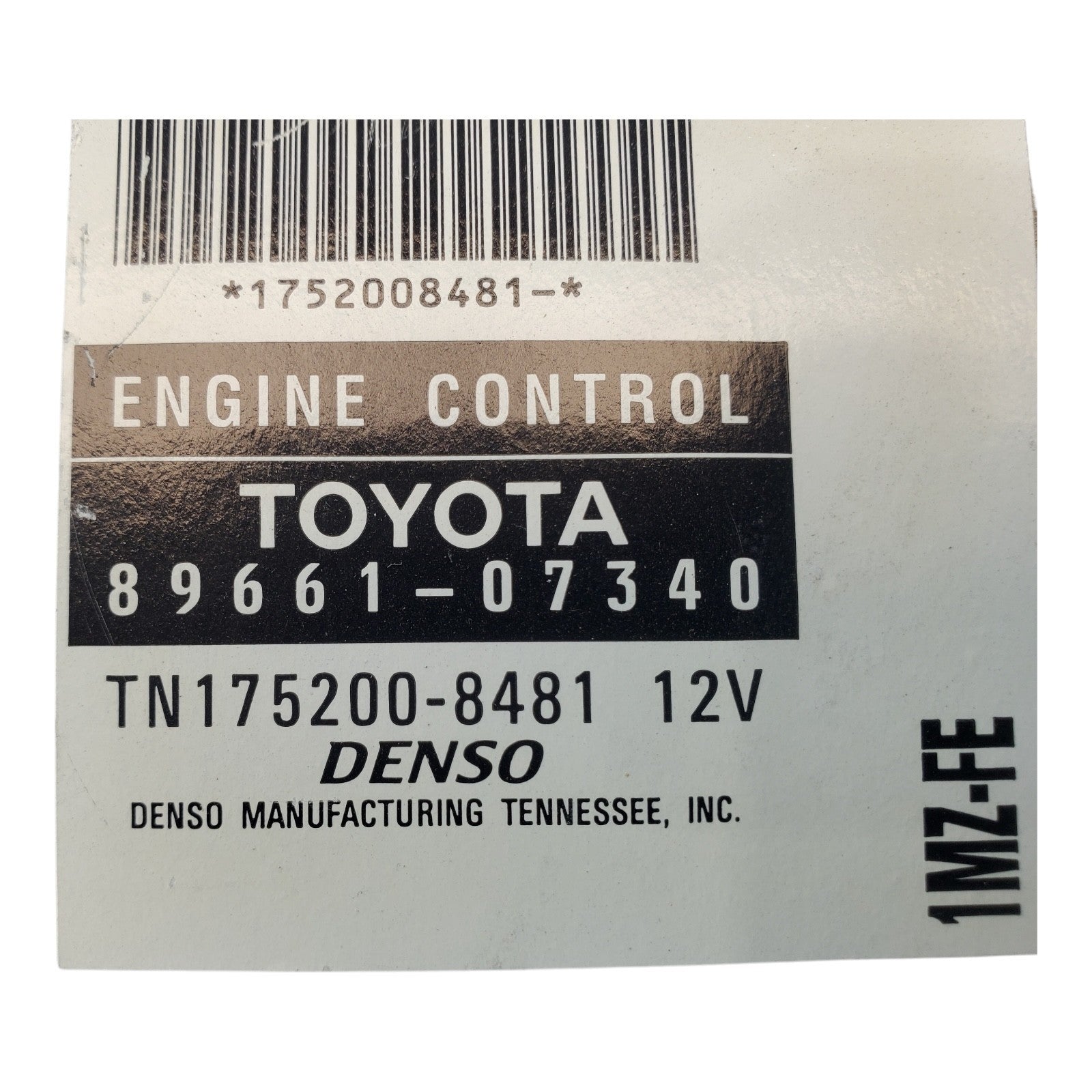 2002 TOYOTA AVALON 3.0L ECU ECM Engine Control Computer OEM 89661-07340