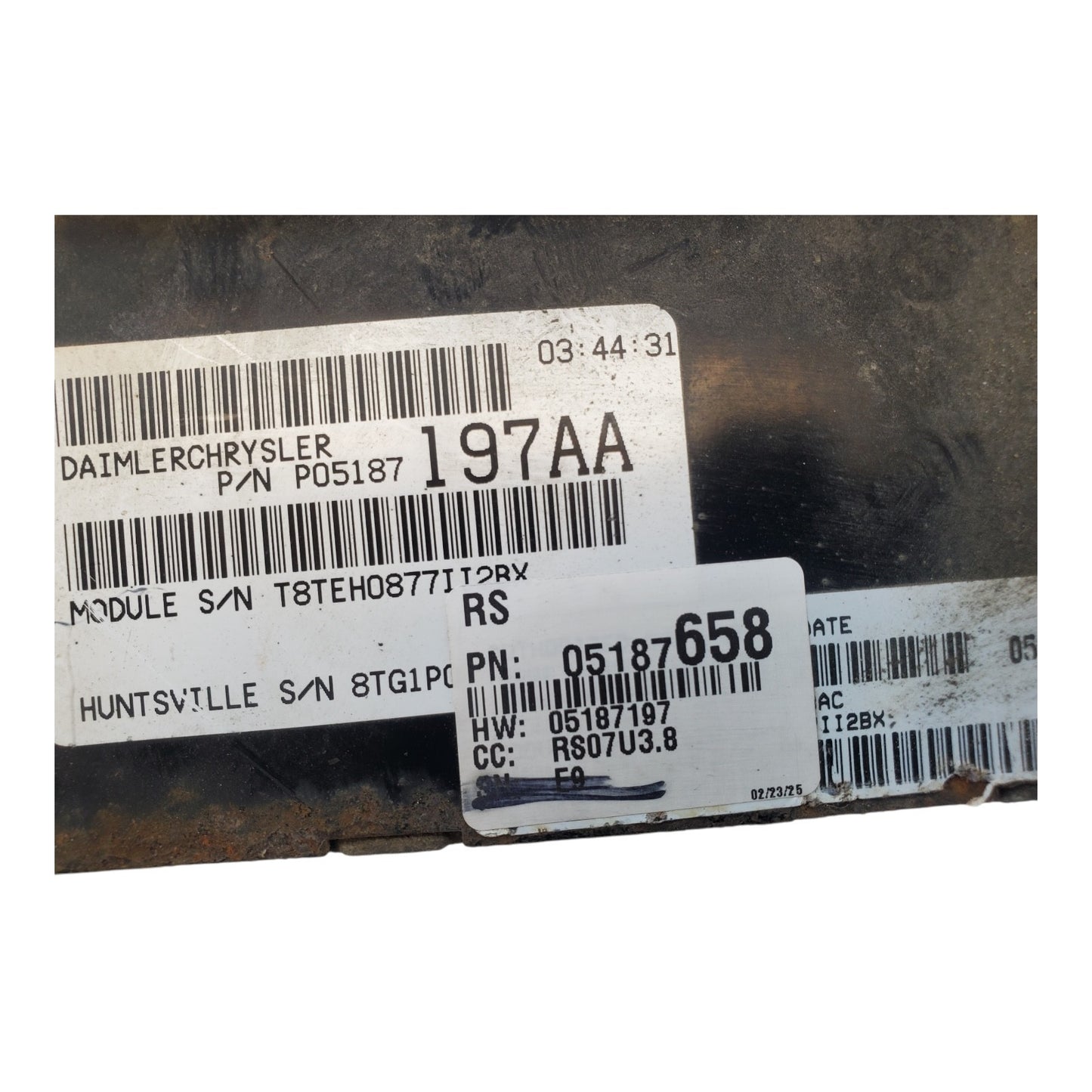 07 CARAVAN ENGINE ECM ELECTRONIC CONTROL MODULE 3.3L 3.8L P05187658AC 05187658AC