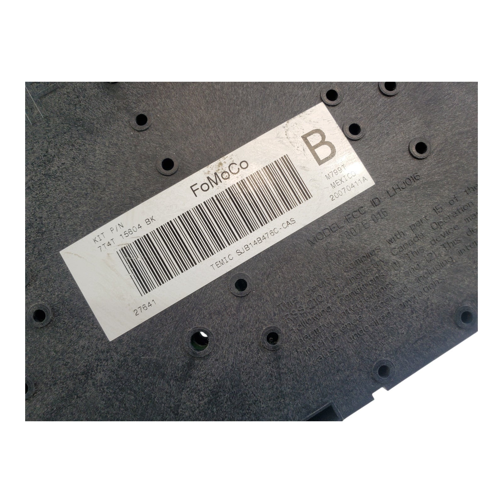 07 LINCOLN MKX Multifunction MODULE 7T4T15604BK