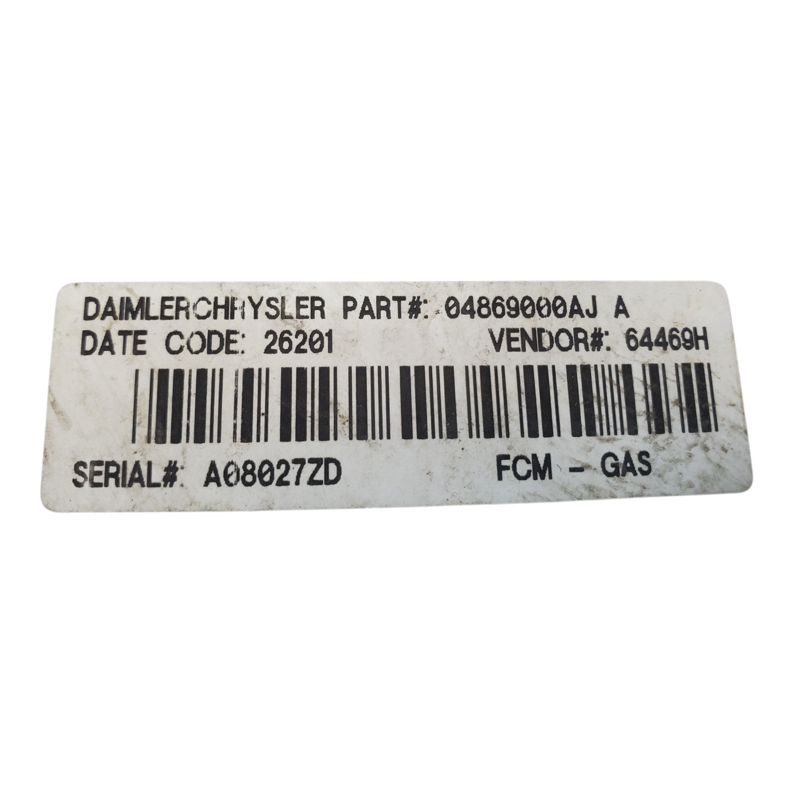 OEM 01 02 Chrysler Town Country CARAVAN 04869200AM Fuse Box Relay  Module W ECM