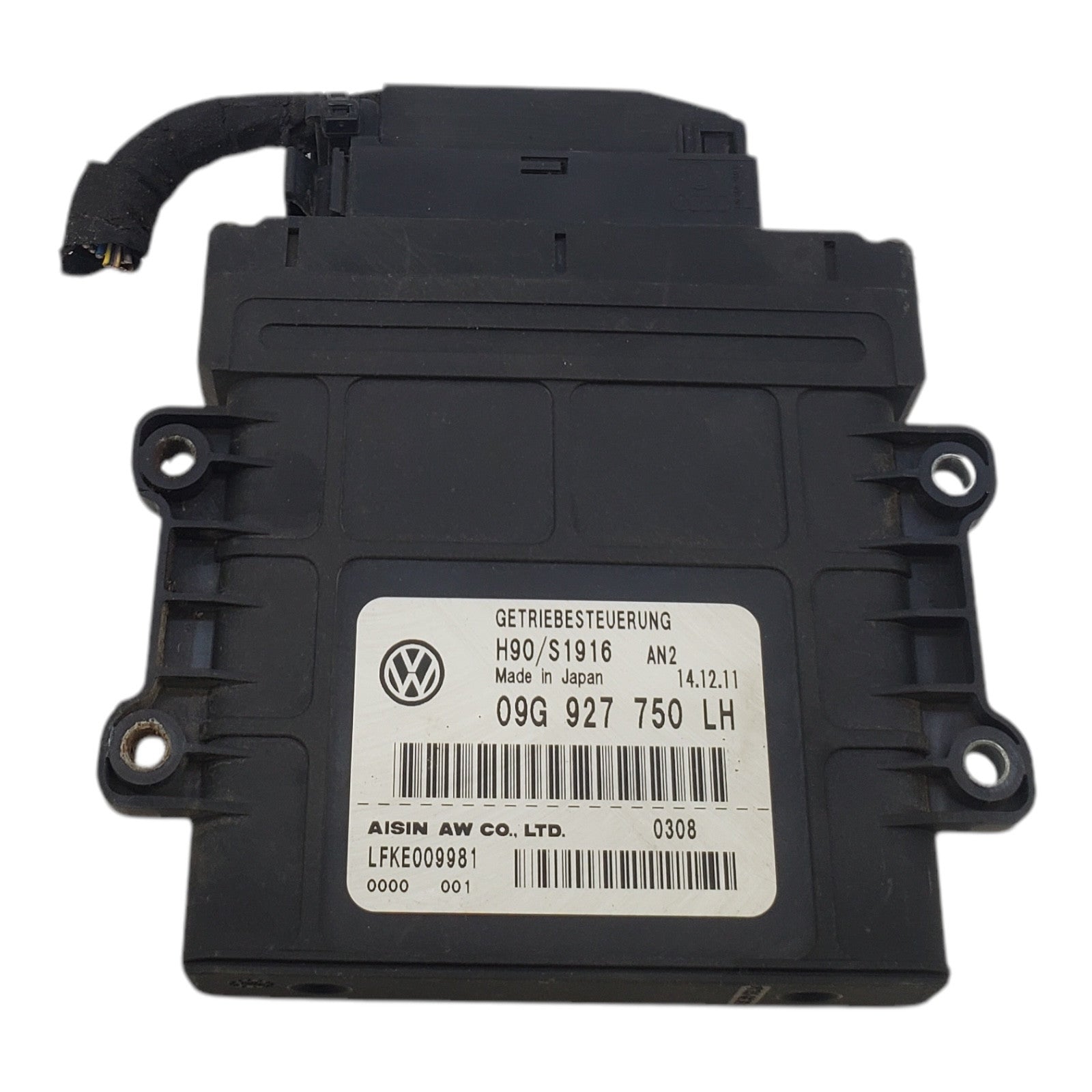 2012-2018 VW PASSAT 2.5L - TCU / TCM / Transmission Control Module 09G927750LH