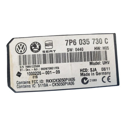 Volkswagen VW Bluetooth Communication Module 7P6 035 730 N 7P6035730N