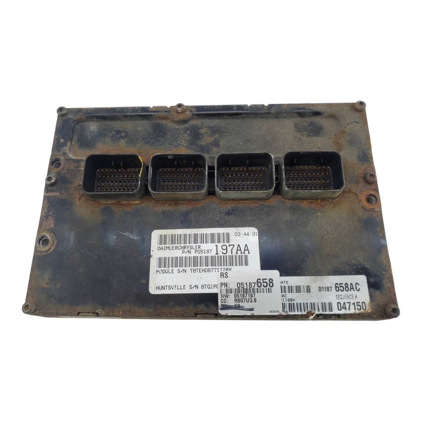 07 CARAVAN ENGINE ECM ELECTRONIC CONTROL MODULE 3.3L 3.8L P05187658AC 05187658AC