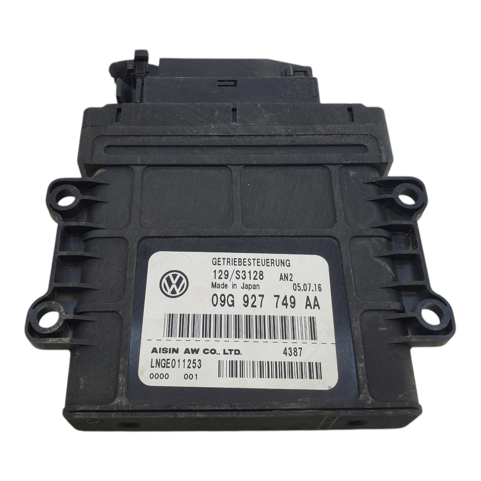 16 VOLKSWAGEN JETTA Transmission MODULE 09G927749AA
