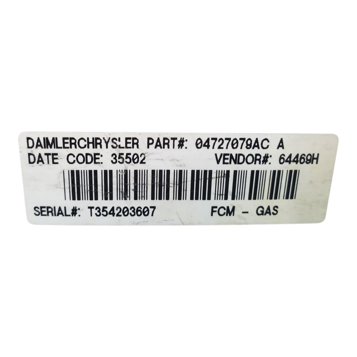 Chrysler Town & Country, Engine Fuse & Relay Box