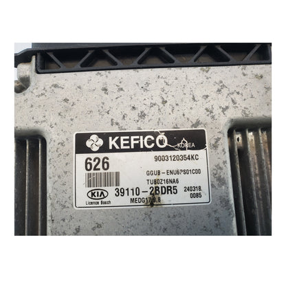 14 15 Kia Rio 39110-2BDR5 Computer Brain Engine Control ECU ECM EBX Module