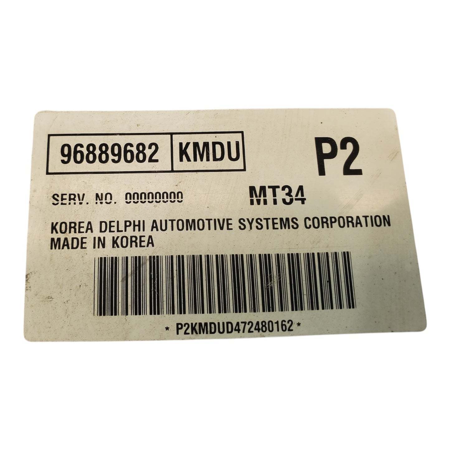 08 Aveo ECM ECU wiring connectors plugs 96889682