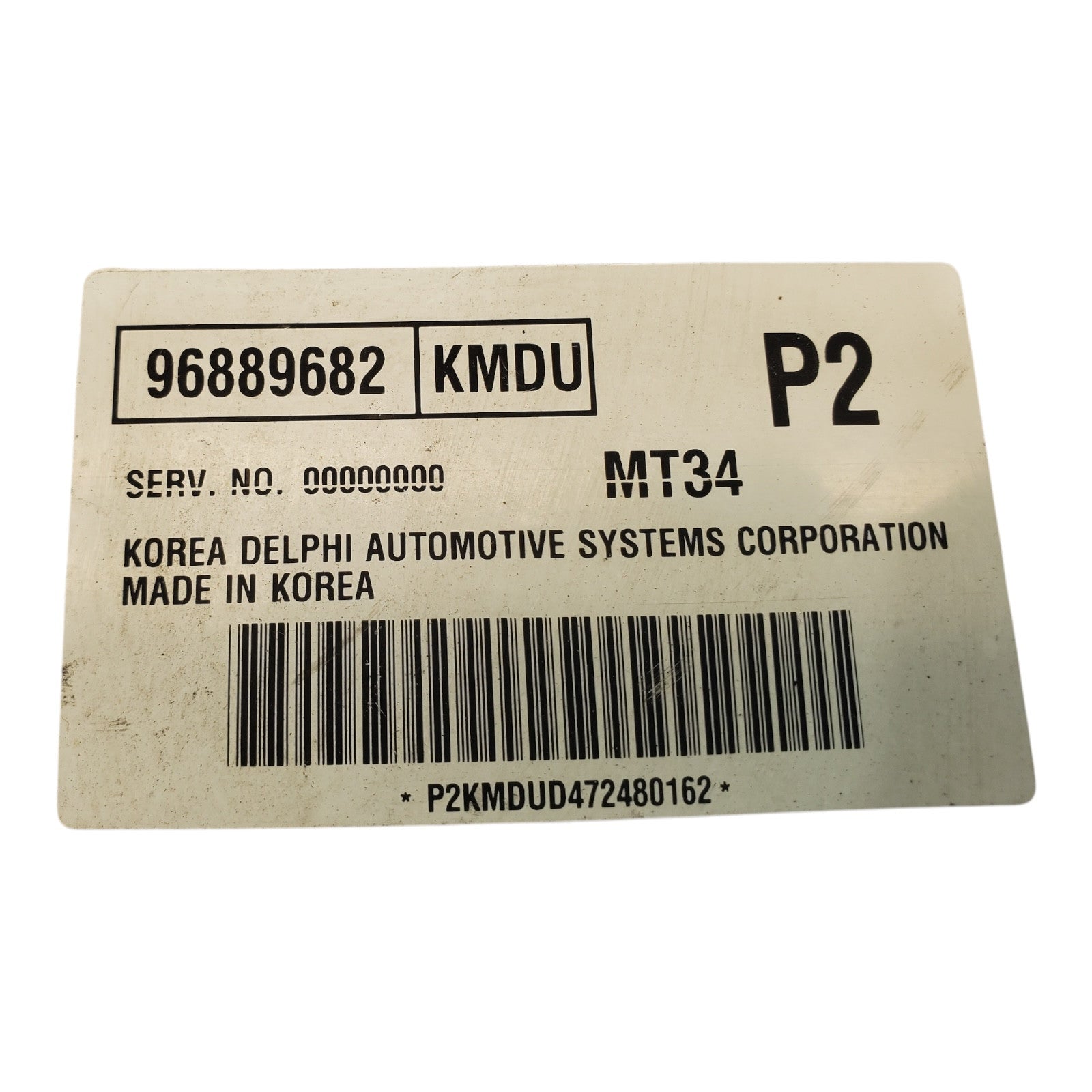 08 Aveo ECM ECU wiring connectors plugs 96889682