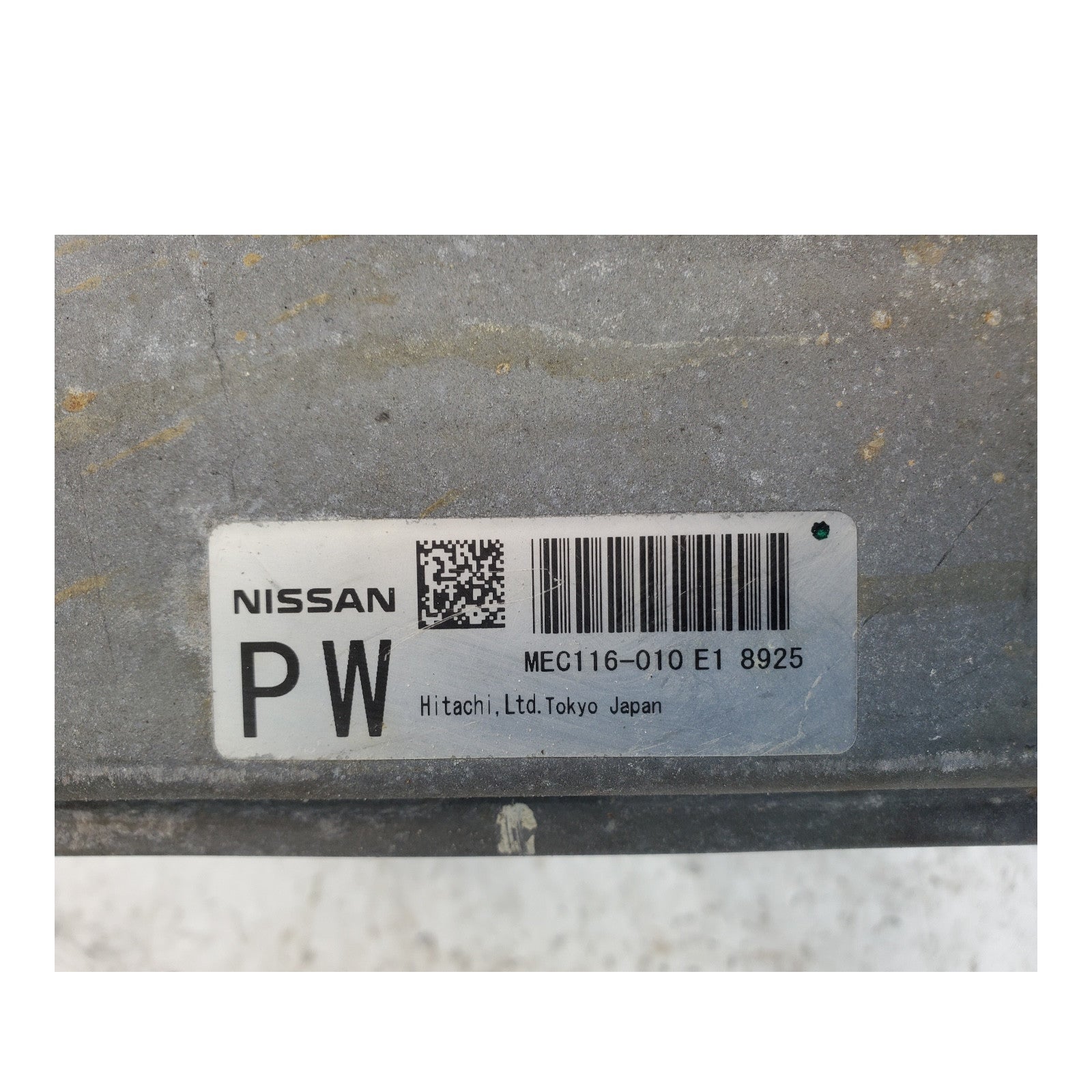 09 MURANO ENGINE ECM CONTROL MODULE MEC116-010 E1 MEC116010E1
