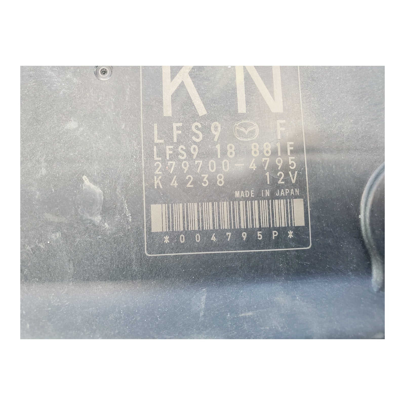 07 08 09 MAZDA 3 ENGINE ECM CONTROL MODULE LFS918881F LFS9 18 881F