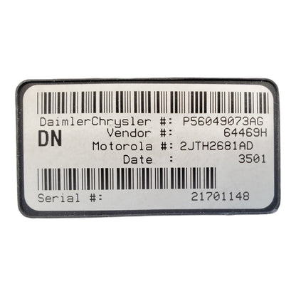 2002 2003  Dodge Durango Body Control Module BCM CTM P56049073AG