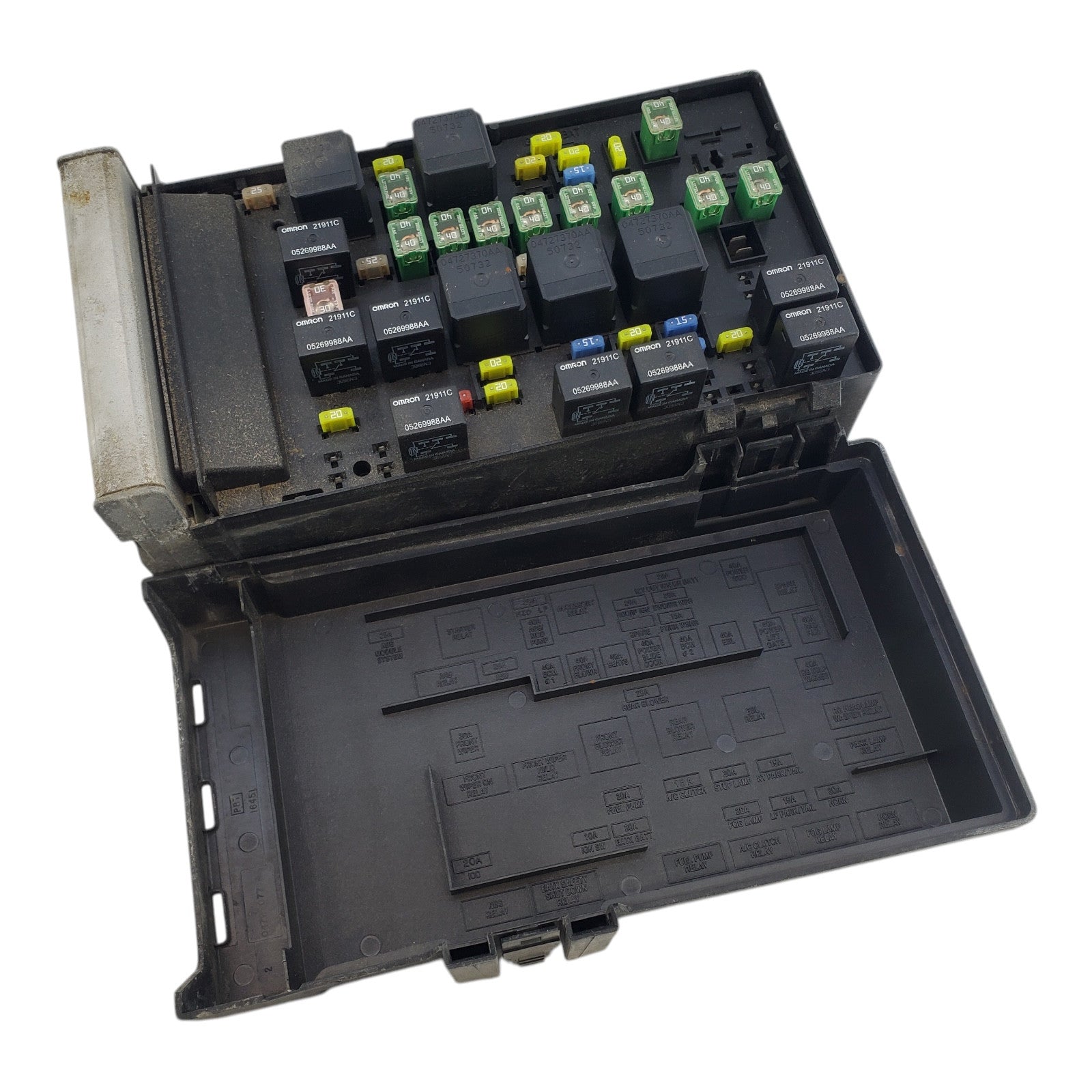 01-04 CHRYSLER DODGE INTERGRATED POWER CONTROL MODULE FUSE BOX 04727557AC OEM