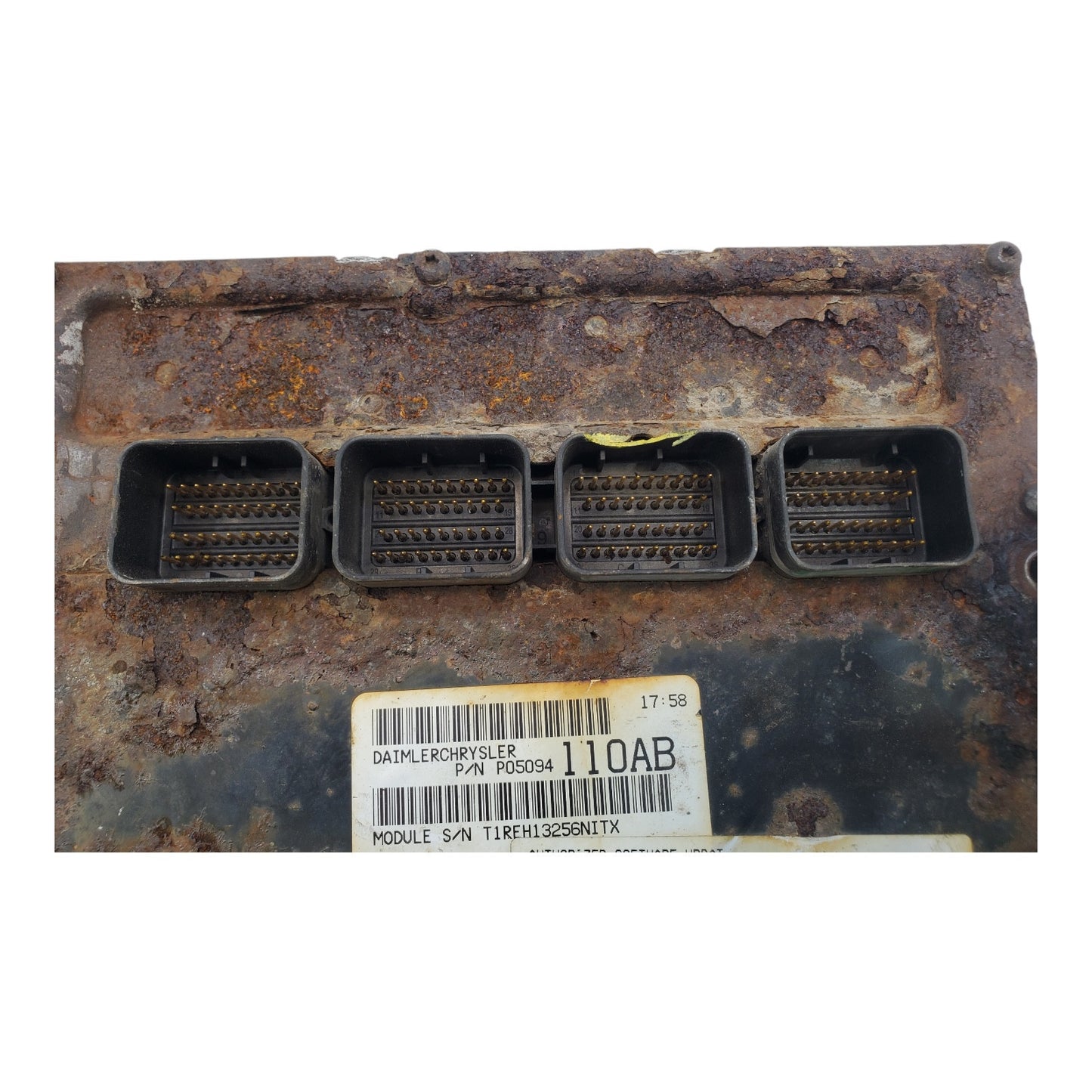 Engine ECM Control Module Fits 2005 05 DODGE CARAVAN 04748633AF Broken plug