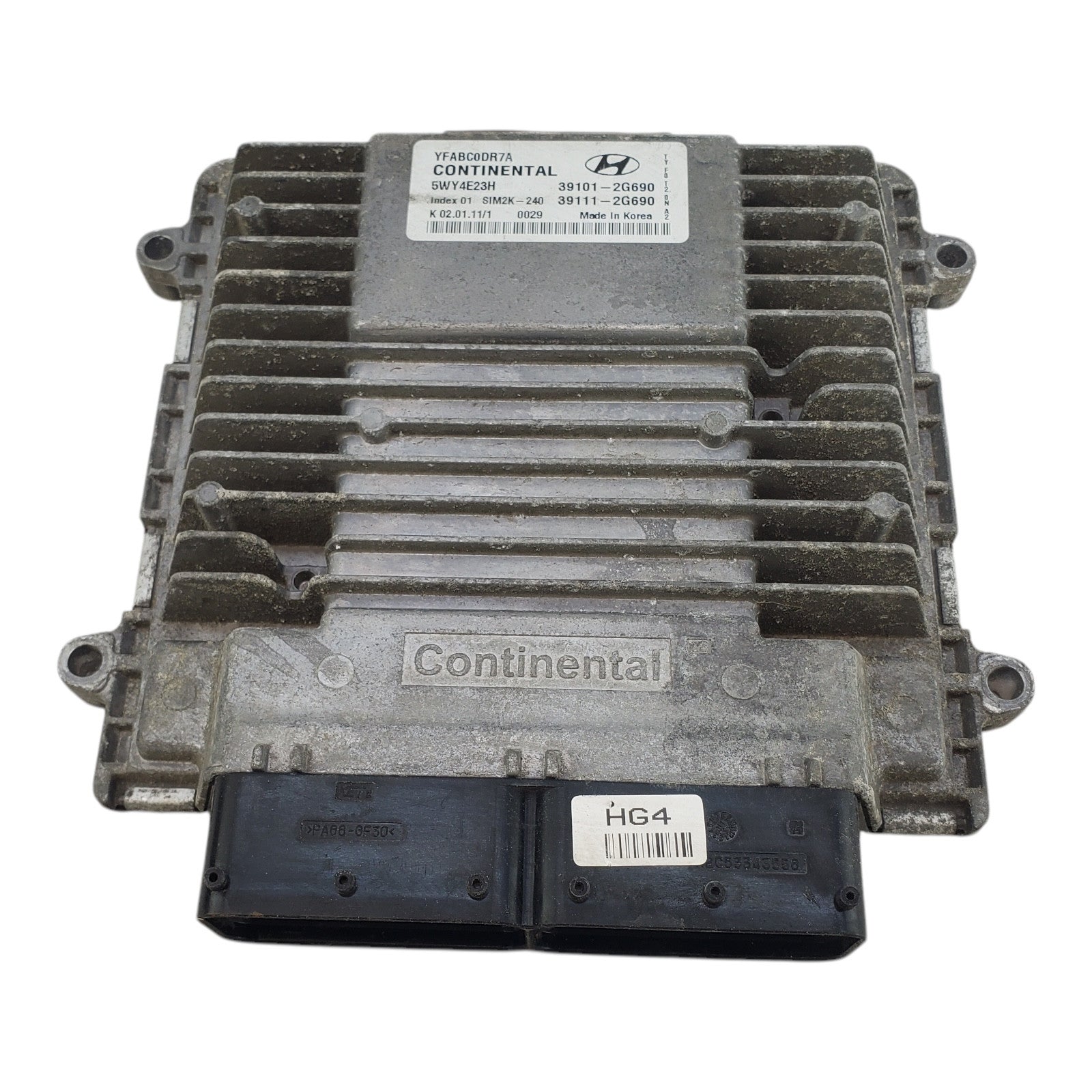 DAMAGED 2011 SONATA  ECM ENGINE CONTROL MODULE COMPUTER PCM ECU 39101-2g690
