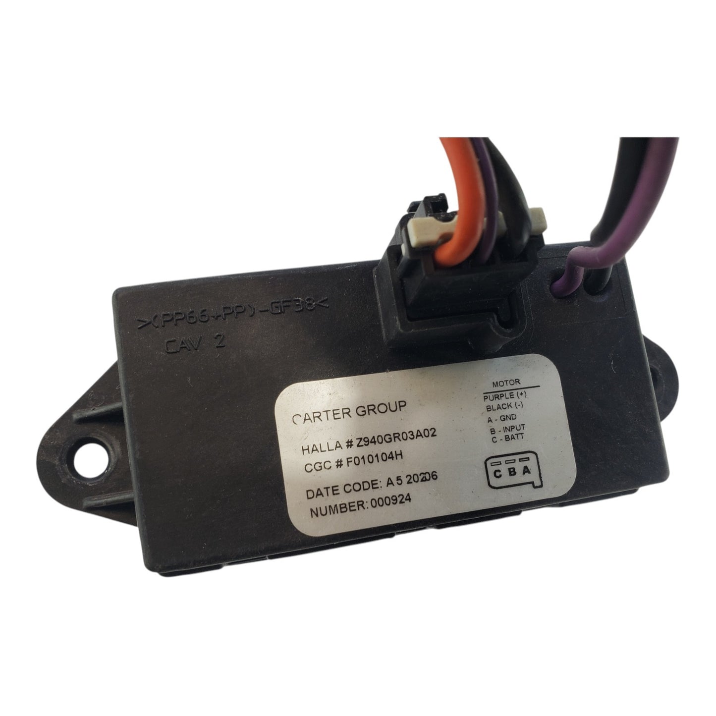 03 04 05 06 Tahoe Yukon Escalade Rear Blower Motor Control Resistor Z940GR03A02