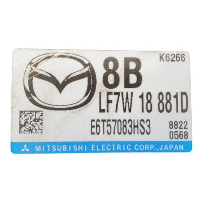 Engine ECM Control Module 2.0L Fits 08-09 MAZDA 3 LF7W 18 881D