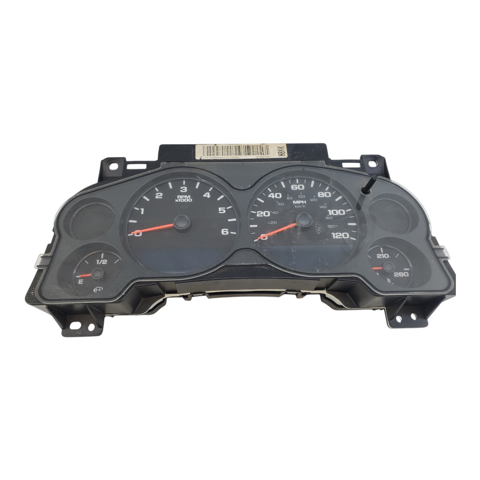 Programmed 2007 - 2012 GMC Chevy Speedometer Instrument Cluster Dash 25861651