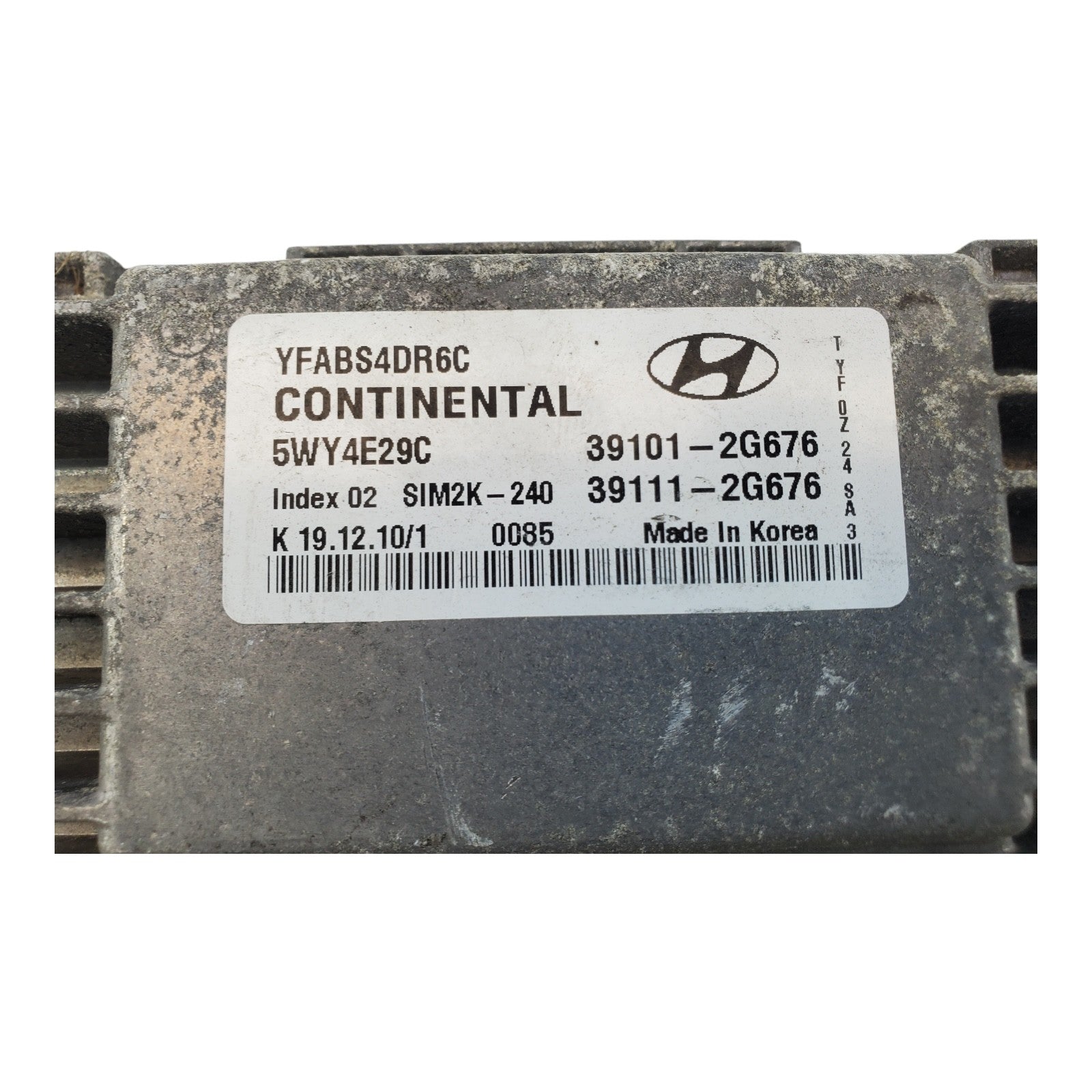 11-14 Hyundai Sonata Engine Computer Control Module ECU ECM 39101-2G676 OEM