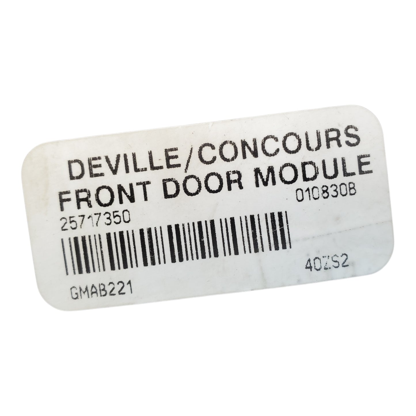 2002-2003 CADILLAC DEVILLE MULTIFUNCTION FRONT DOOR CONTROL MODULE 25717350