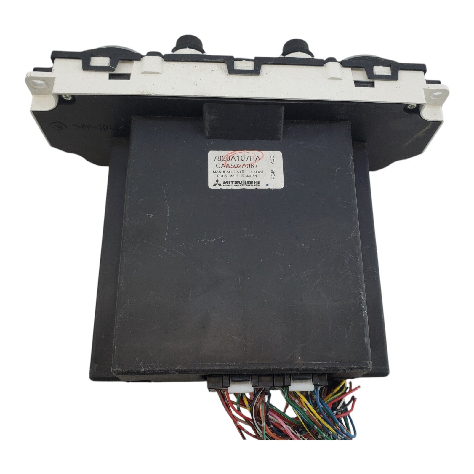 2006 Mitsubishi Endeavor HVAC Temperature control PanelPart Number 7820A107HA